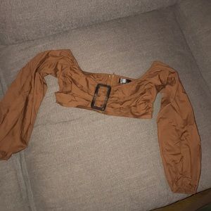 MISSGUIDED Long sleeve crop